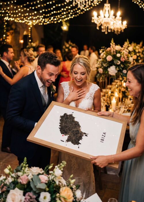 Huwelijkscadeau gepersonaliseerde ingelijste print Huwelijkscadeau gepersonaliseerde ingelijste print