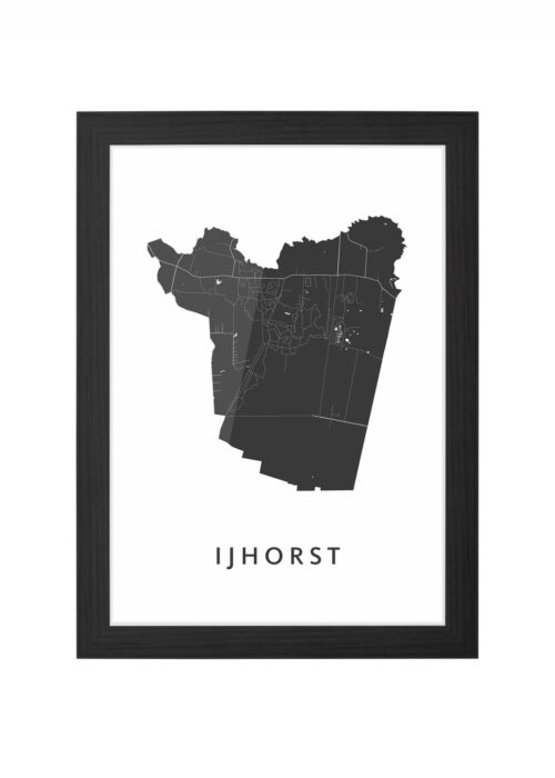 IJhorst Ingelijst in Zwart lijst Kopen | Kunst in Kaart