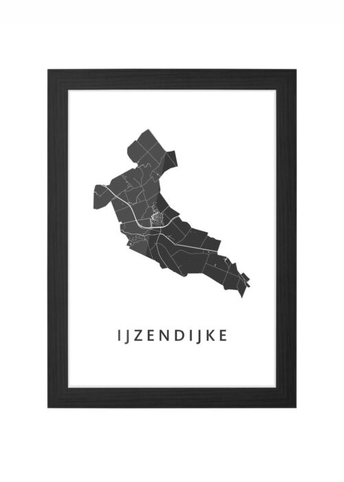 IJzendijke Ingelijst in Zwart lijst Kopen | Kunst in Kaart
