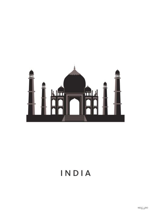 Taj Mahal - India poster