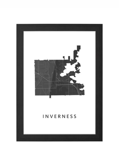 Inverness Ingelijst in Zwart lijst Kopen | Kunst in Kaart