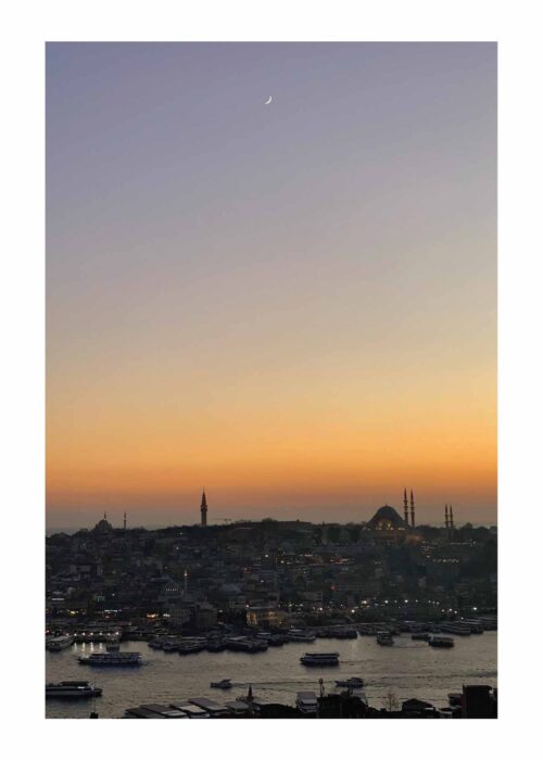 Istanbul - zonsondergang - stadsfotografie