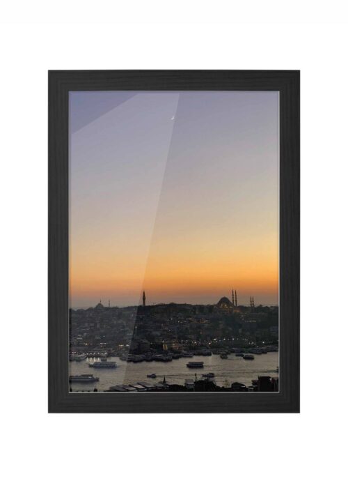istanbul fotografie poster ingelijst in zwarte lijst