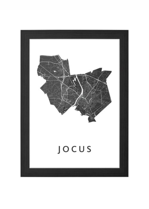Jocus Carnaval Ingelijst in Zwart lijst Kopen | Kunst in Kaart