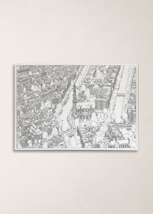 Zeefdruk Jordaan — Zeefdruk Poster