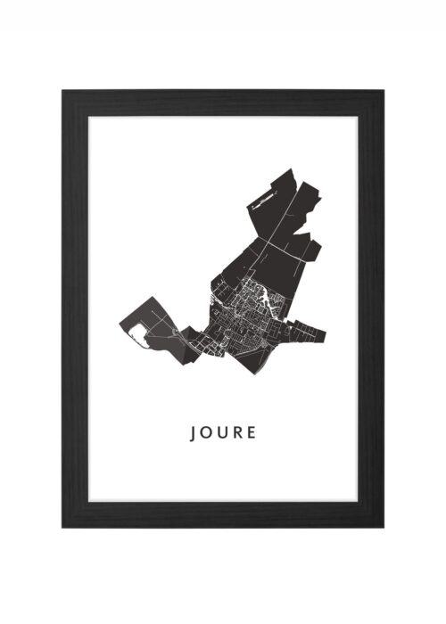Joure White Ingelijst in Zwart lijst Kopen | Kunst in Kaart