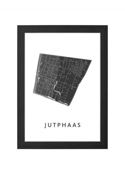 Jutphaas Ingelijst in Zwart lijst Kopen | Kunst in Kaart