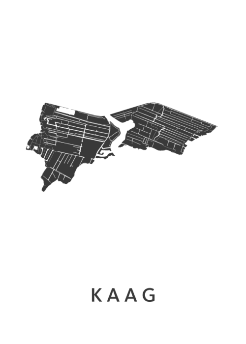 Kaag Stadskaart Poster Kopen
