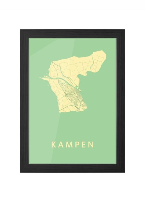Kampen Spring Ingelijst in Zwart lijst Kopen | Kunst in Kaart
