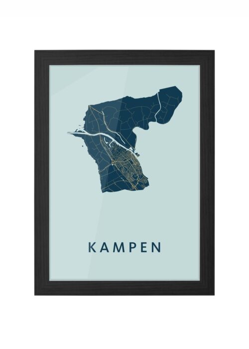 Kampen Prussian Ingelijst in Zwart lijst Kopen | Kunst in Kaart
