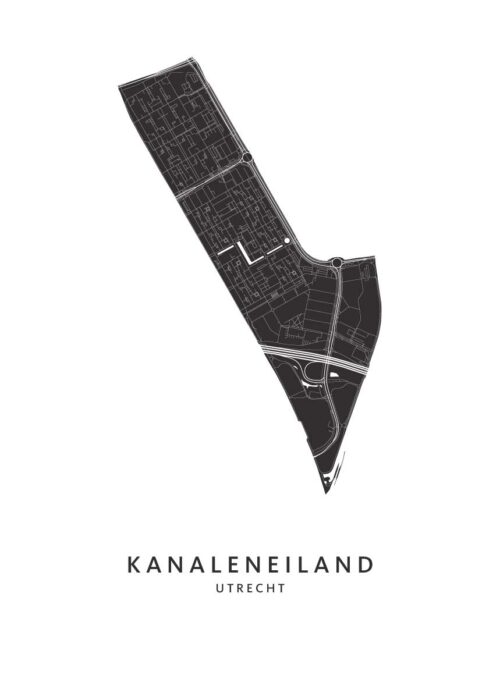 Kanaleneiland wijkkaart - Utrecht