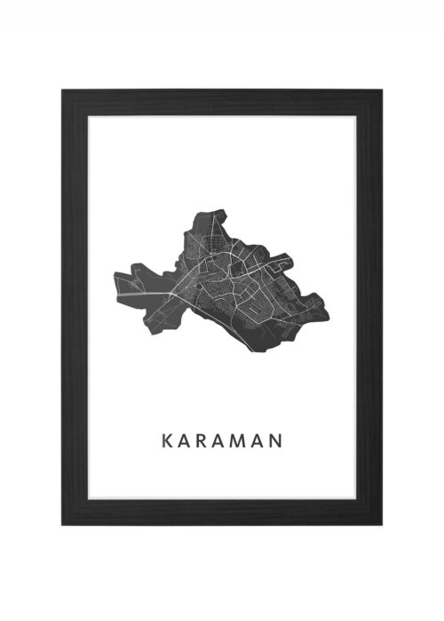 Karaman Ingelijst in Zwart lijst Kopen | Kunst in Kaart