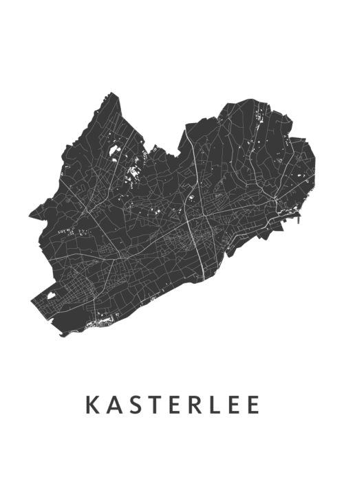 Kasterlee Stadskaart Poster Kopen