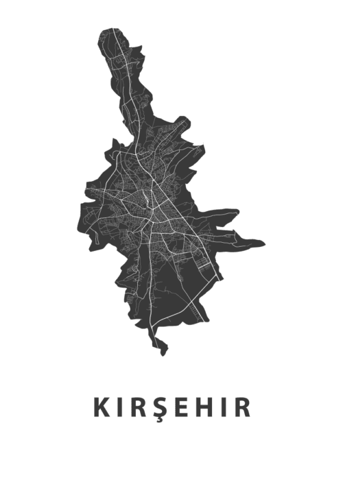 Kırşehir Stadskaart Poster Kopen
