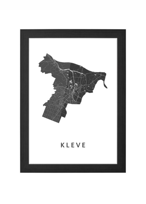 Kleve Ingelijst in Zwart lijst Kopen | Kunst in Kaart