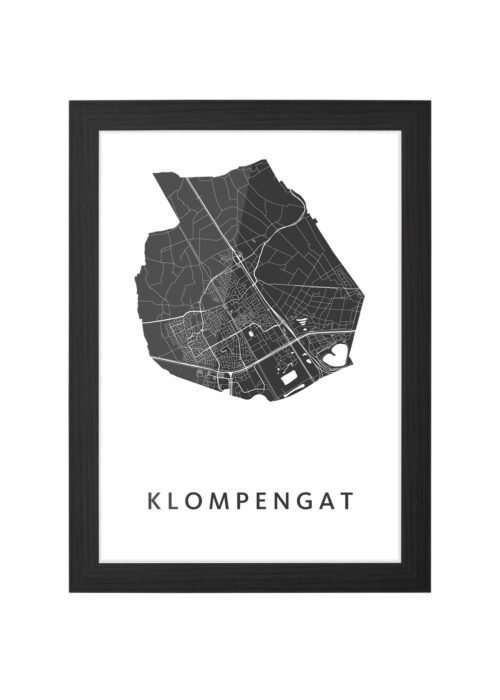 Klompengat Carnaval Ingelijst in Zwart lijst Kopen | Kunst in Kaart