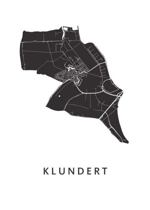 Klundert Stadskaart Poster Kopen