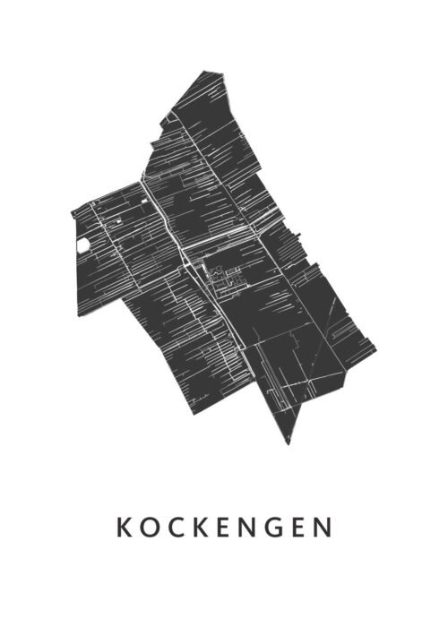 Kockengen Stadskaart Poster Kopen