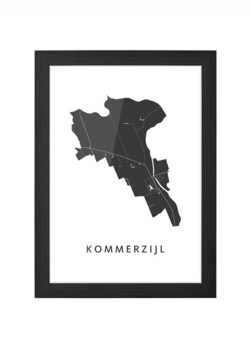 Kommerzijl Ingelijst in Zwart lijst Kopen | Kunst in Kaart