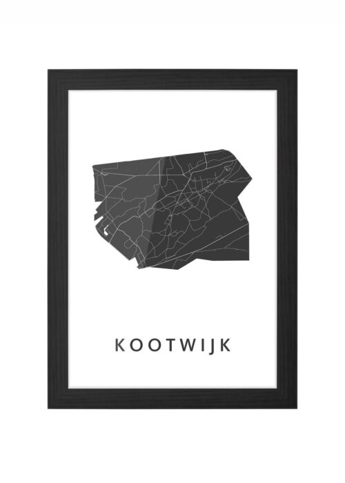 Kootwijk Ingelijst in Zwart lijst Kopen | Kunst in Kaart
