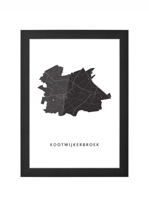 Kootwijkerbroek Ingelijst in Zwart lijst Kopen | Kunst in Kaart