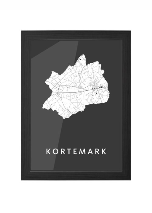 Kortemark Black Ingelijst in Zwart lijst Kopen | Kunst in Kaart
