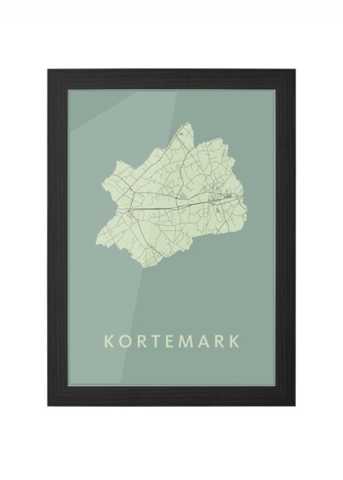 Kortemark Olive Ingelijst in Zwart lijst Kopen | Kunst in Kaart