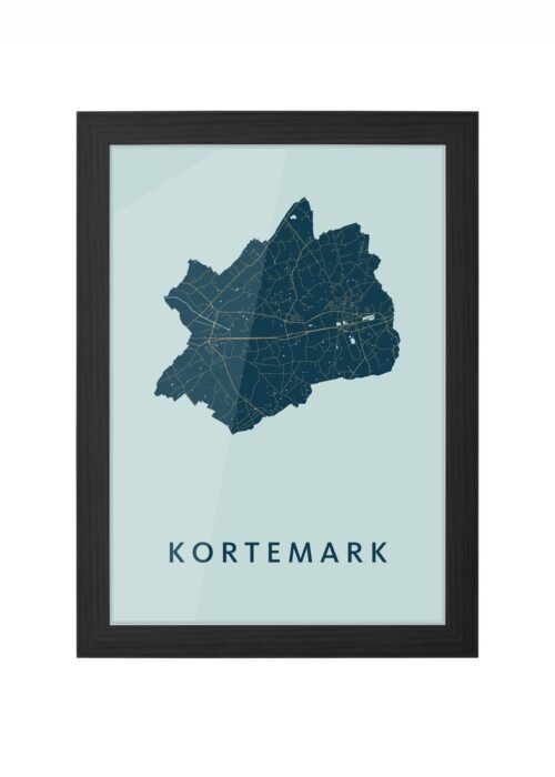 Kortemark Prussian Ingelijst in Zwart lijst Kopen | Kunst in Kaart