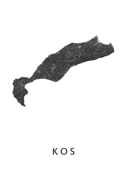 Kos Eilandkaart