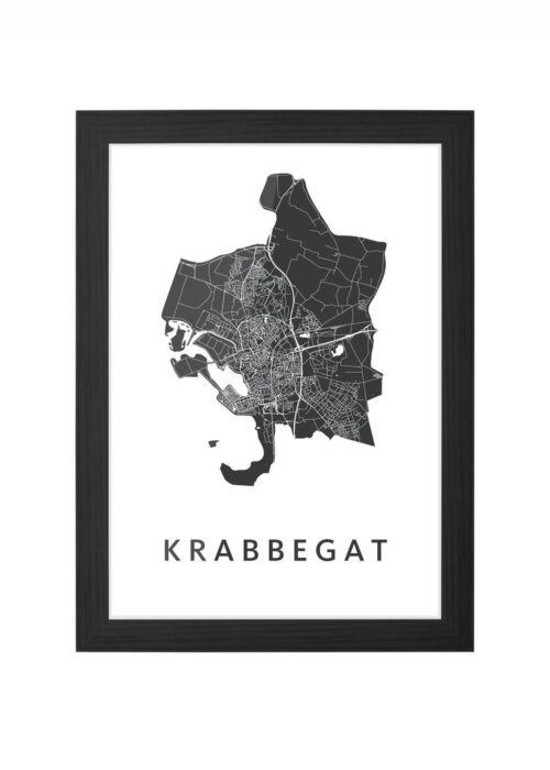 Krabbegat Carnaval Ingelijst in Zwart lijst Kopen | Kunst in Kaart