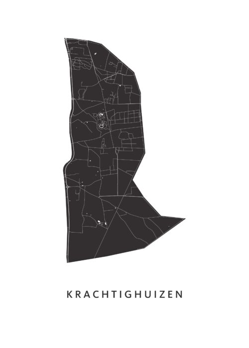 Krachtighuizen Stadskaart Poster Kopen
