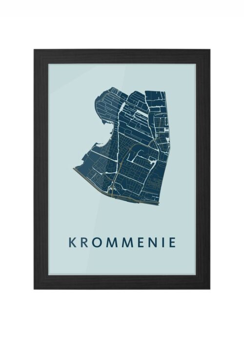 Krommenie Prussian Ingelijst in Zwart lijst Kopen | Kunst in Kaart