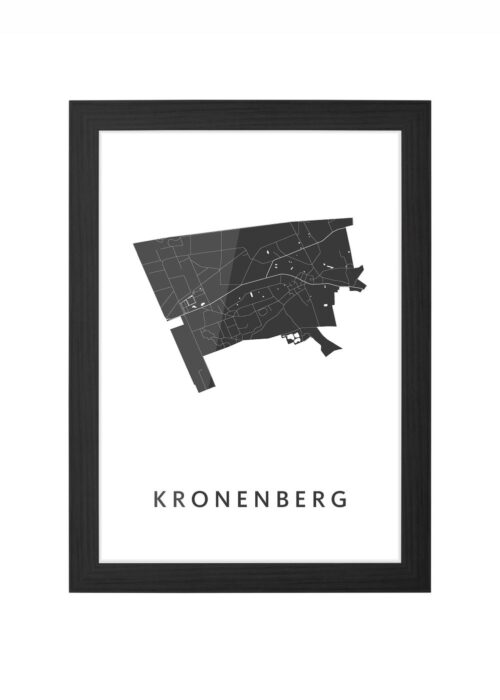 Kronenberg Ingelijst in Zwart lijst Kopen | Kunst in Kaart