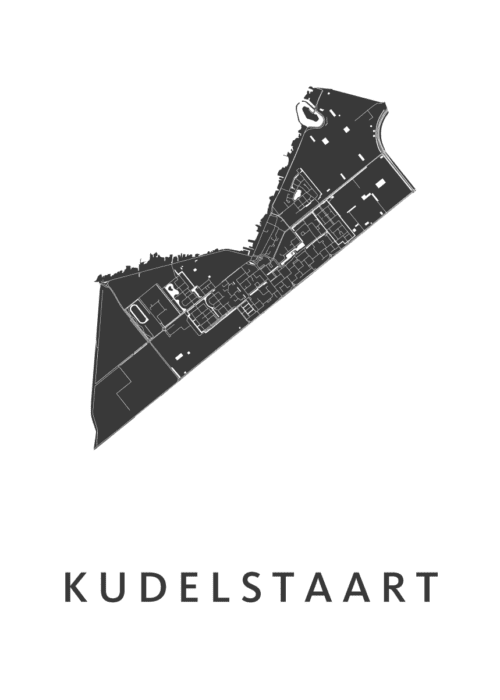 Kudelstaart Stadskaart Poster Kopen