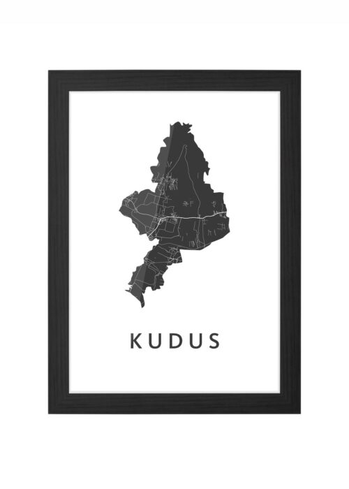 Kudus Ingelijst in Zwart lijst Kopen | Kunst in Kaart