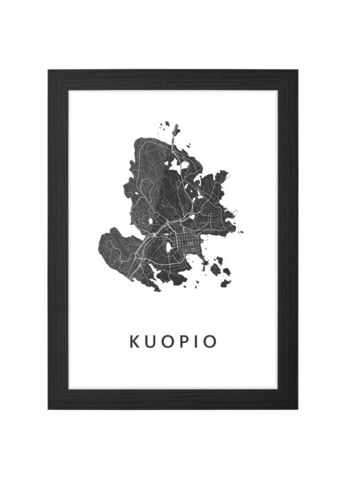 Kuopio Ingelijst in Zwart lijst Kopen | Kunst in Kaart