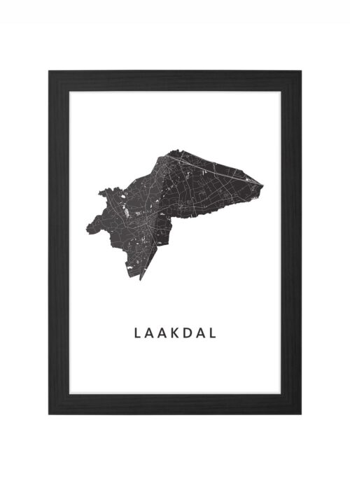 Laakdal Ingelijst in Zwart lijst Kopen | Kunst in Kaart