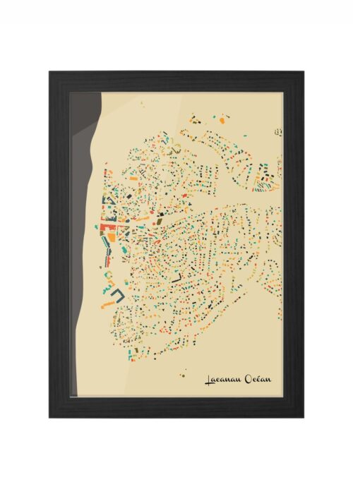 Lacanau Ingelijst in Zwart lijst Kopen | Kunst in Kaart