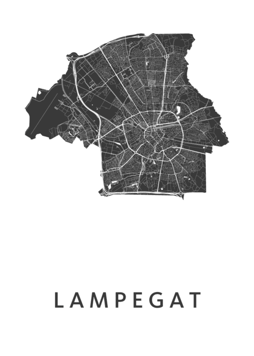 Lampegat Carnaval Stadskaart Poster Kopen