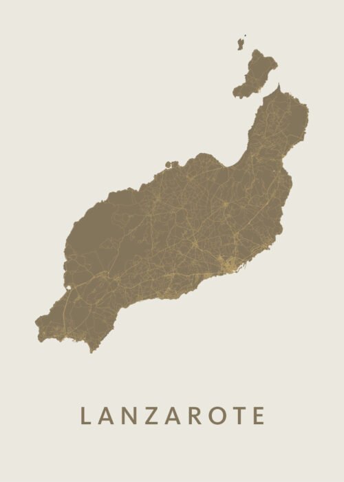 Lanzarote Gold Island Map