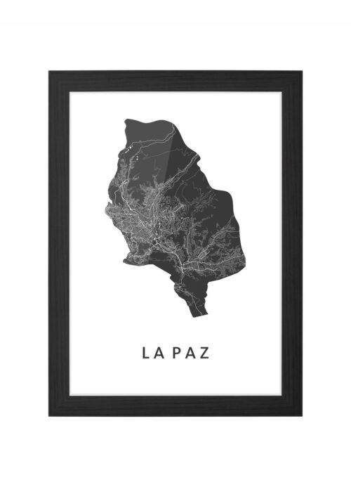 La Paz Ingelijst in Zwart lijst Kopen | Kunst in Kaart