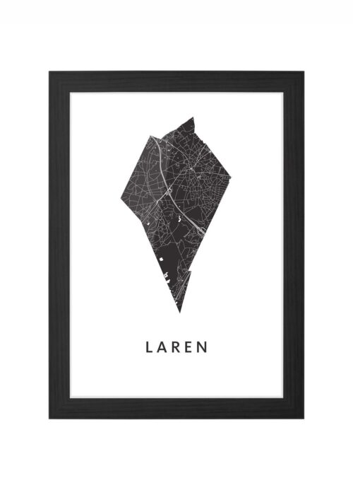 Laren Ingelijst in Zwart lijst Kopen | Kunst in Kaart