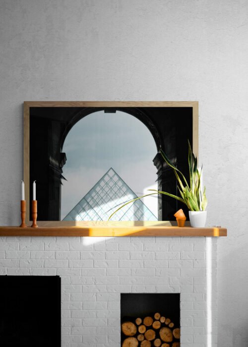 Louvre - Parijs - Stadsfotografie Poster