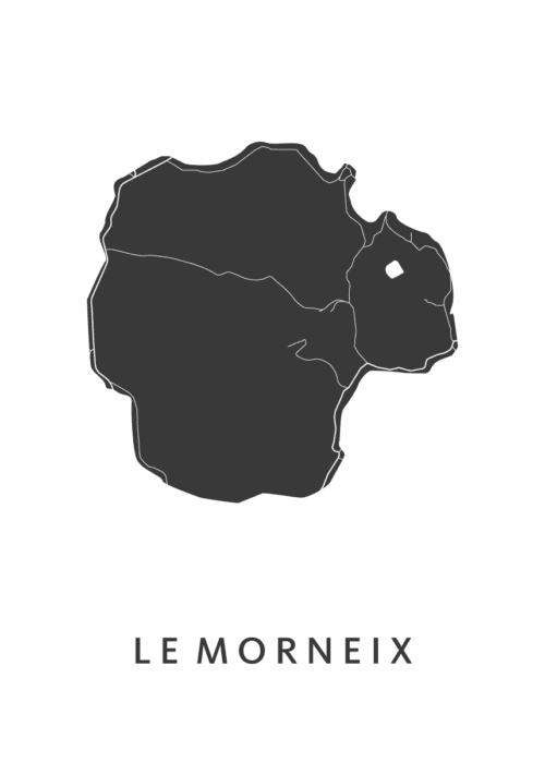 Le Morneix Stadskaart Poster Kopen
