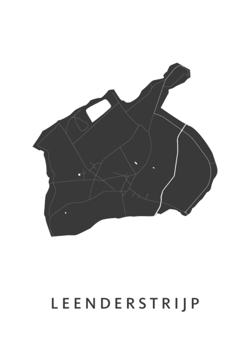 Leenderstrijp Stadskaart Poster Kopen