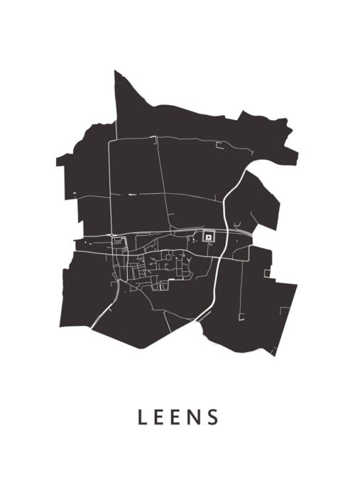 Leens Stadskaart