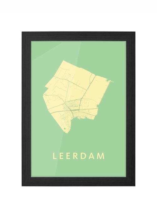 Leerdam Spring Ingelijst in Zwart lijst Kopen | Kunst in Kaart