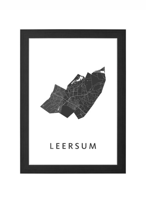 Leersum Ingelijst in Zwart lijst Kopen | Kunst in Kaart
