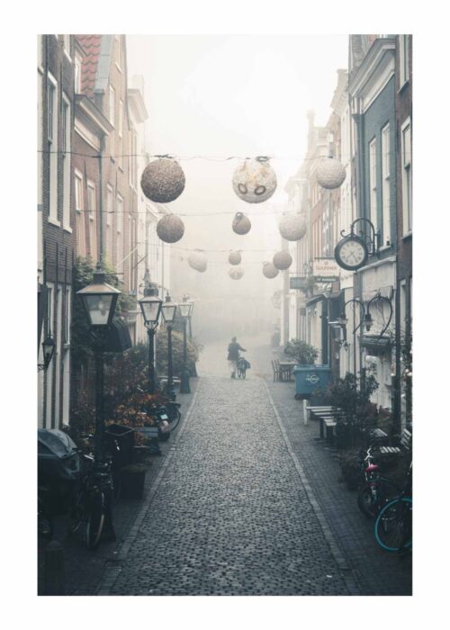 Kloksteeg - Leiden - Stadsfotografie - Poster