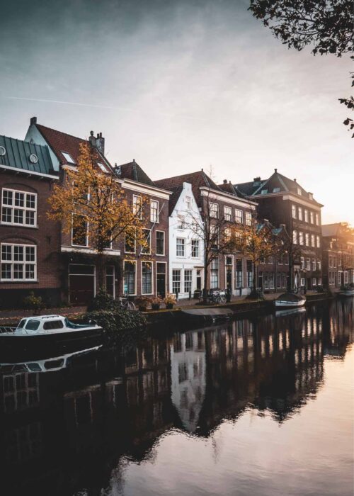 Oude Rijn bij dag — Fotografie Poster